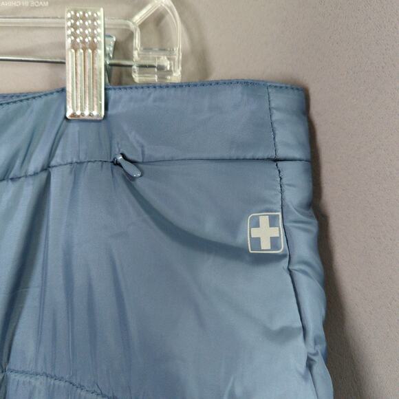 Swiss Tech Puffer Skirt Womens XL Blue Gray Outdoors Side Zip - Picture 4 of 8